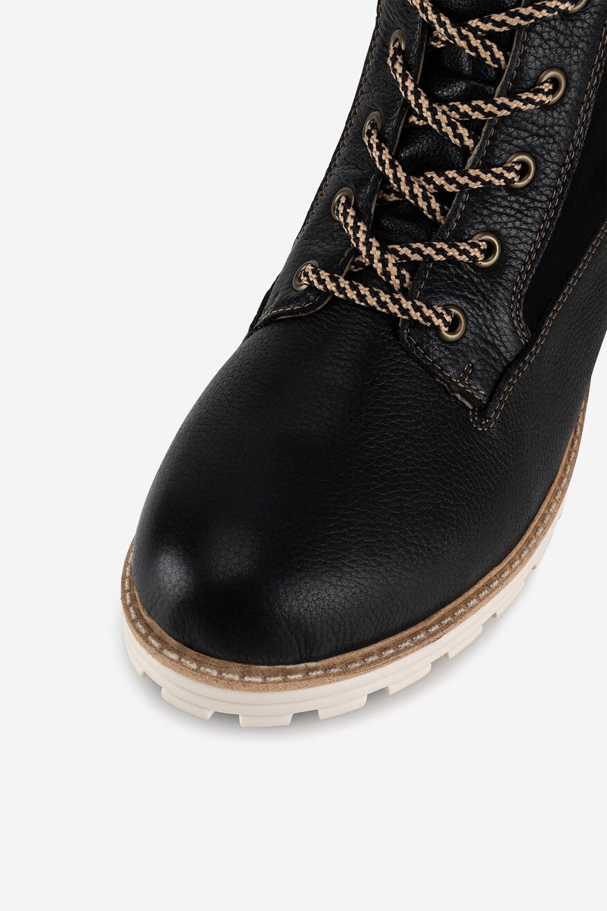 Trzewiki skórzane ocieplane