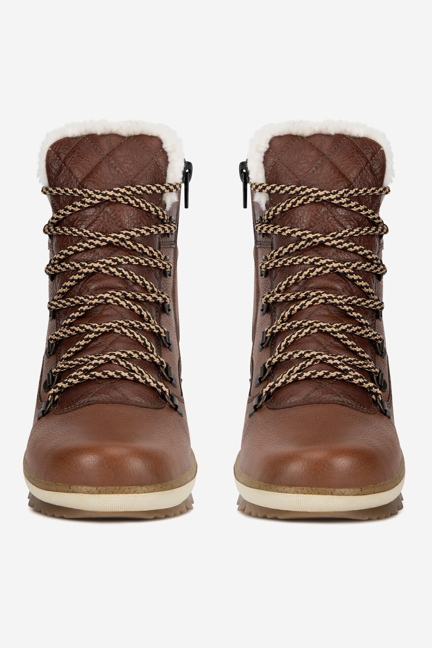 Trzewiki skórzane ocieplane