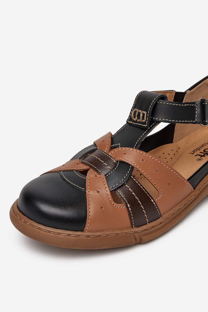 Skórzane sandały