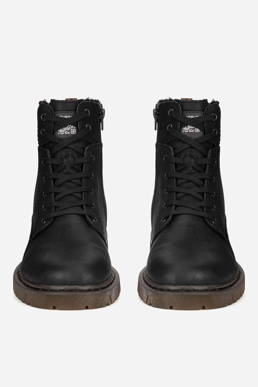 Trzewiki skórzane ocieplane