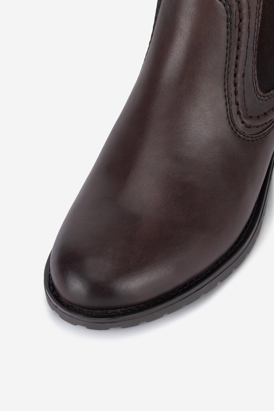 Sztyblety skórzane ocieplane