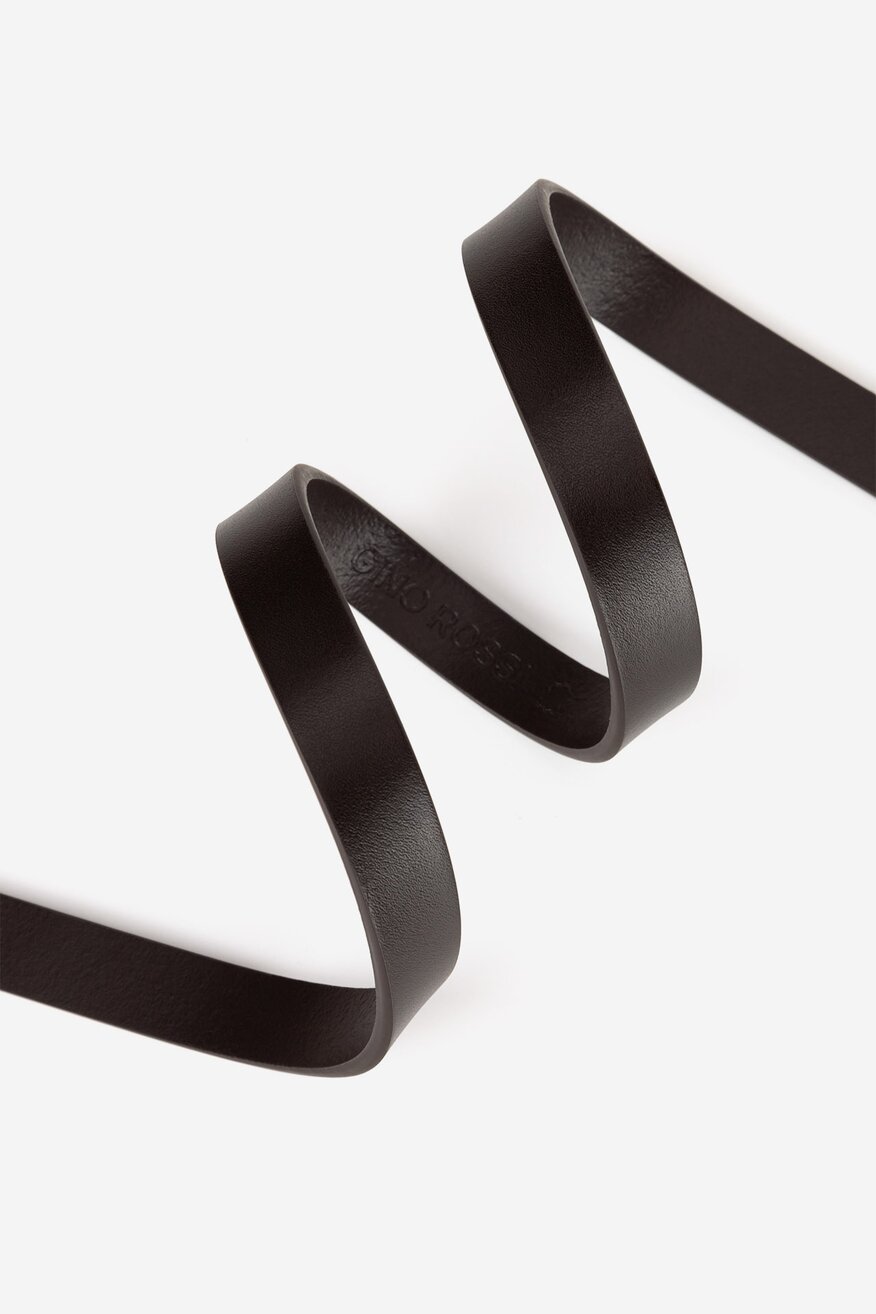 Pasek damski skórzany