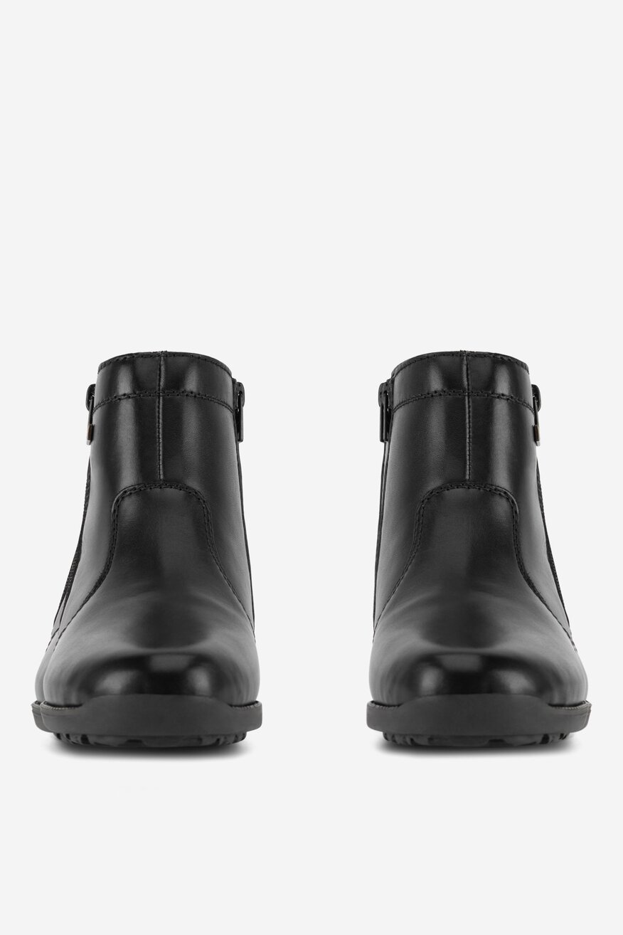 Botki skórzane ocieplane