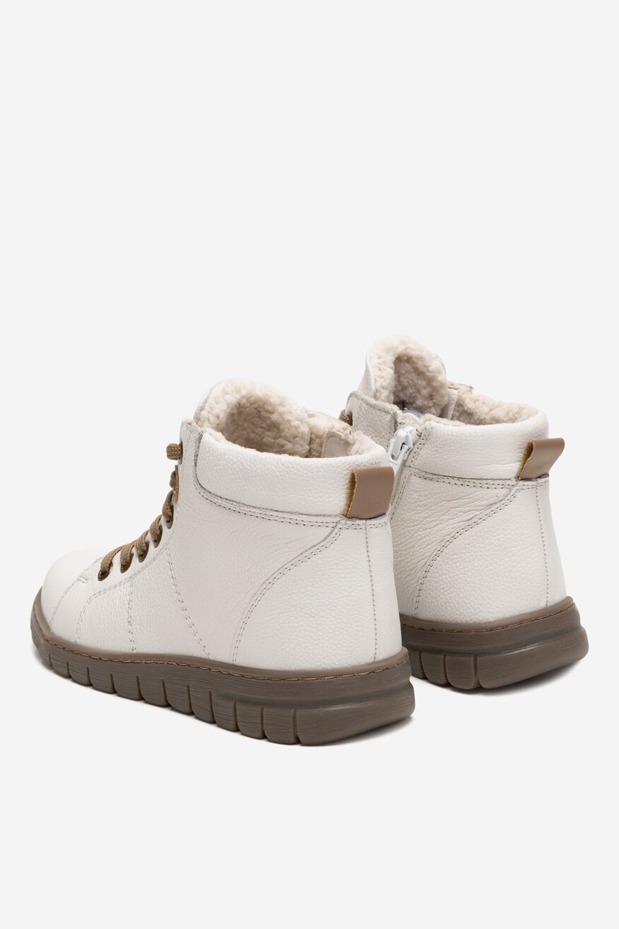 Trzewiki skórzane ocieplane