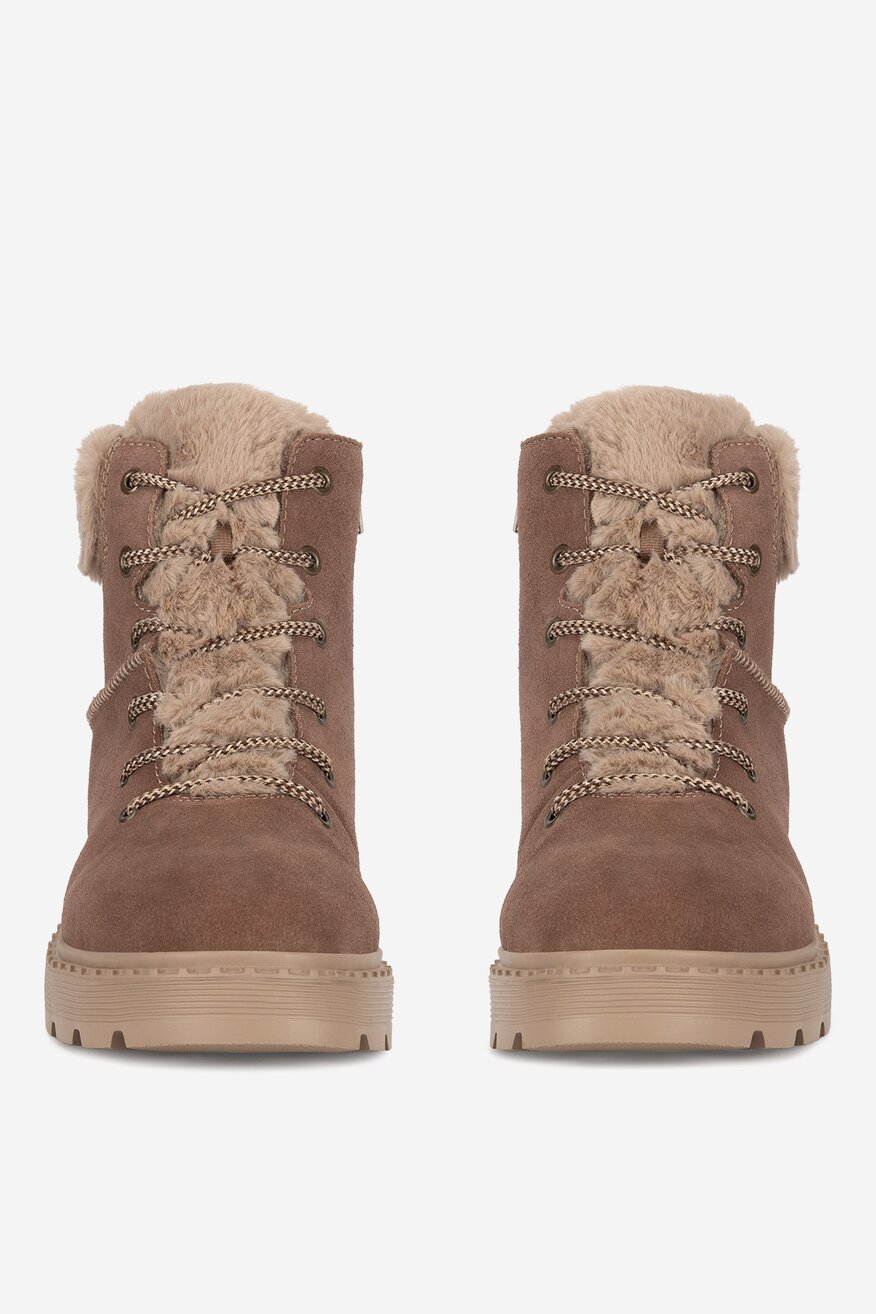 Trzewiki skórzane ocieplane