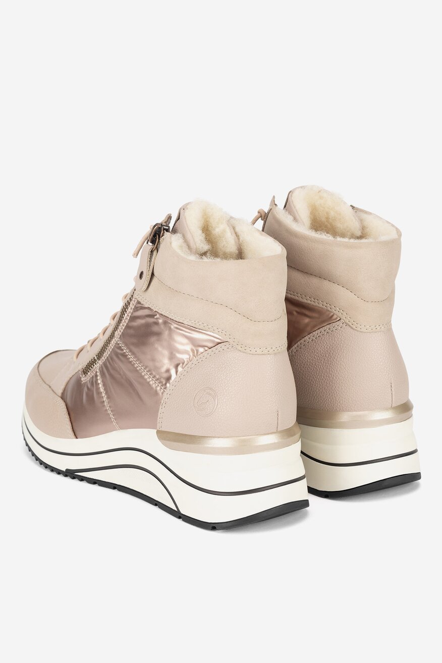 Trzewiki skórzane ocieplane