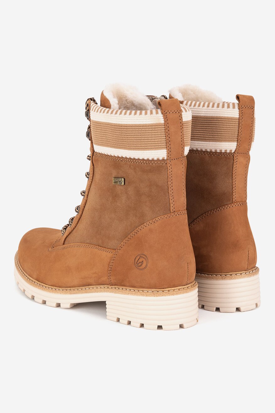 Trzewiki skórzane ocieplane