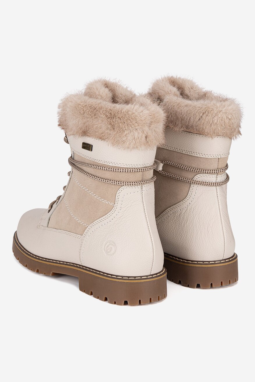 Trzewiki skórzane ocieplane