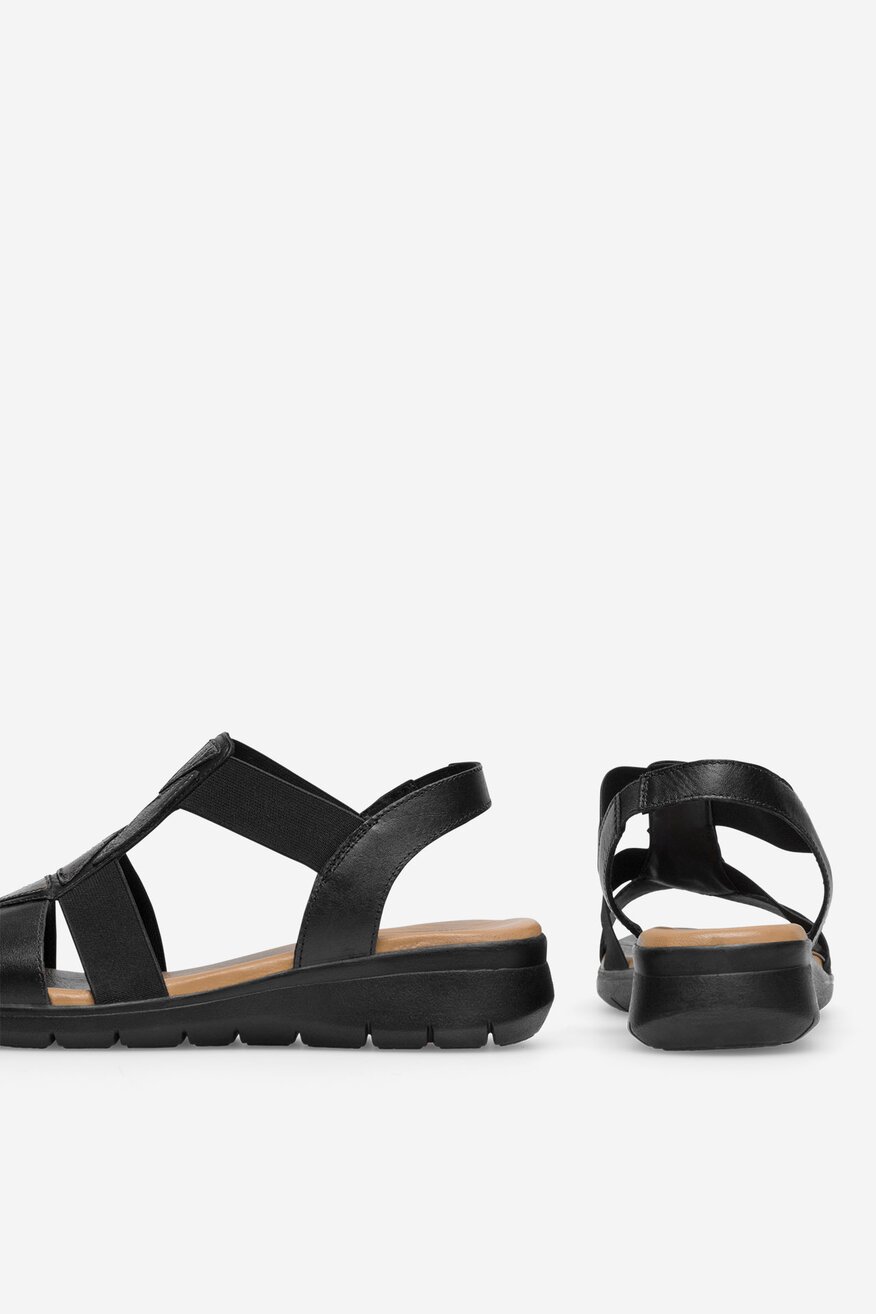 Skórzane sandały