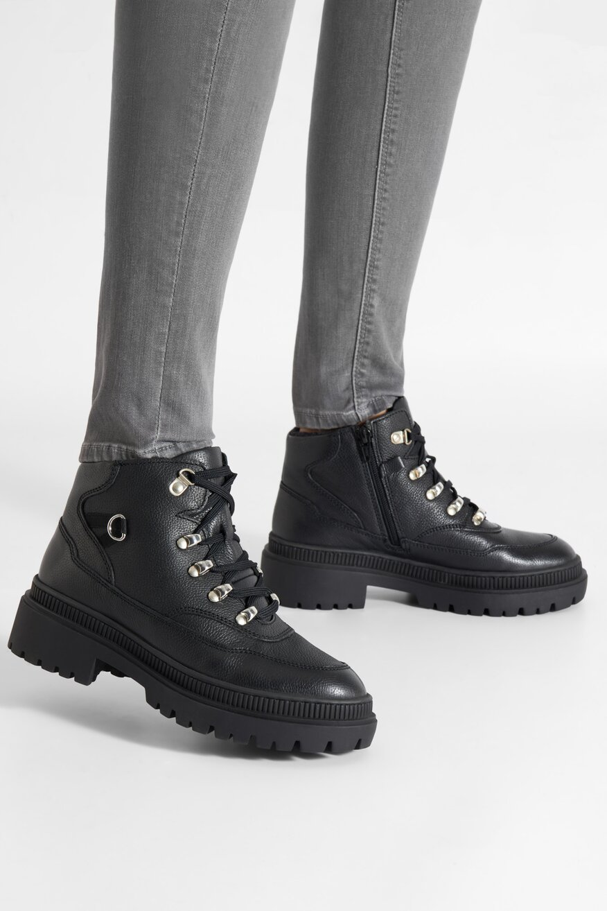 Trzewiki skórzane ocieplane