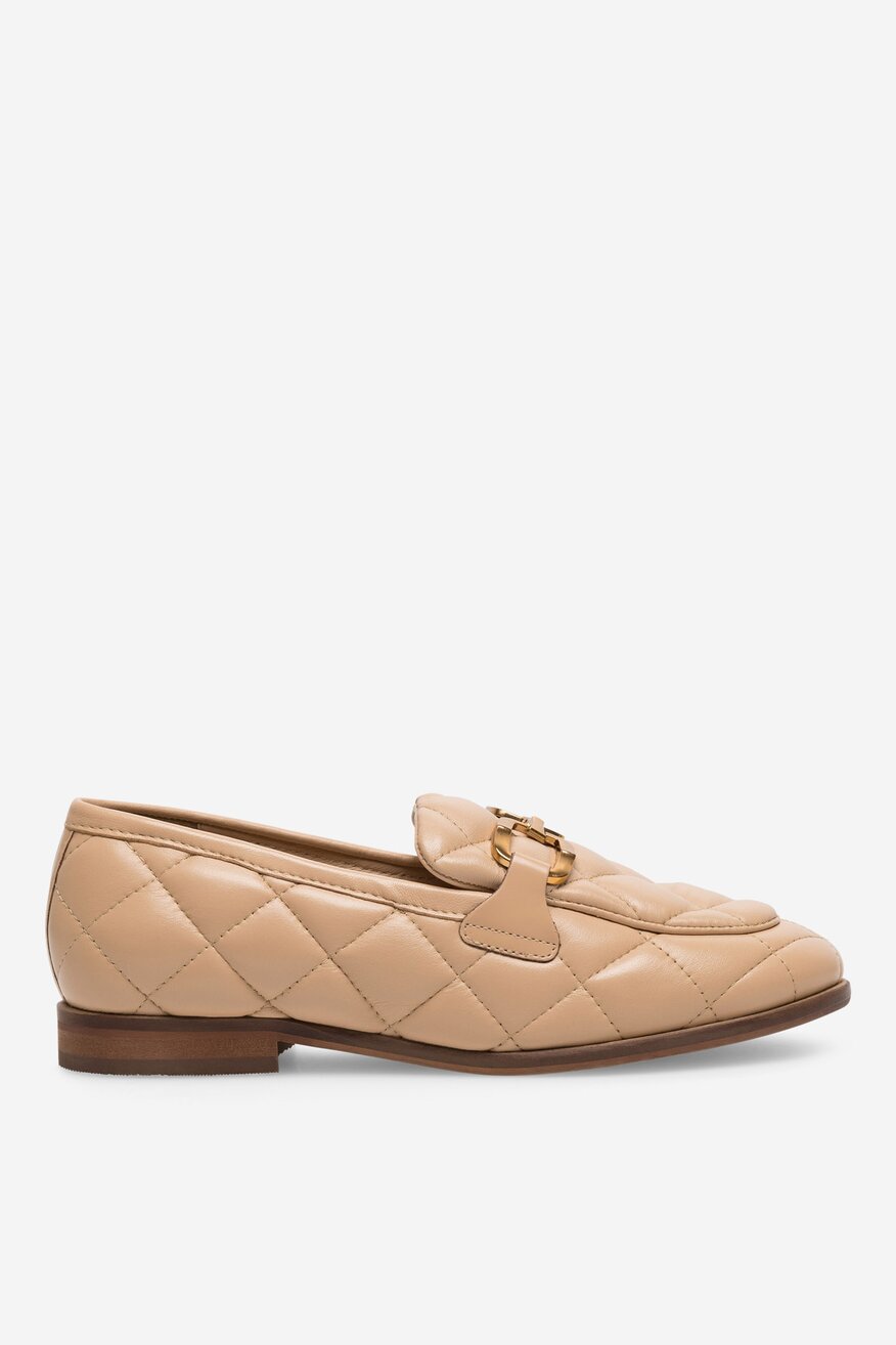 Loafersy skórzane