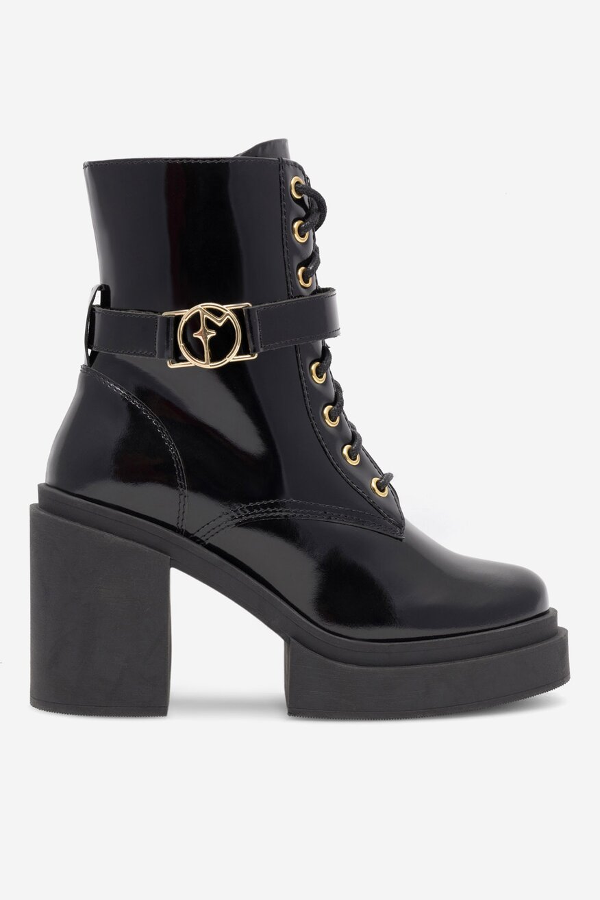 Trzewiki skórzane na słupku