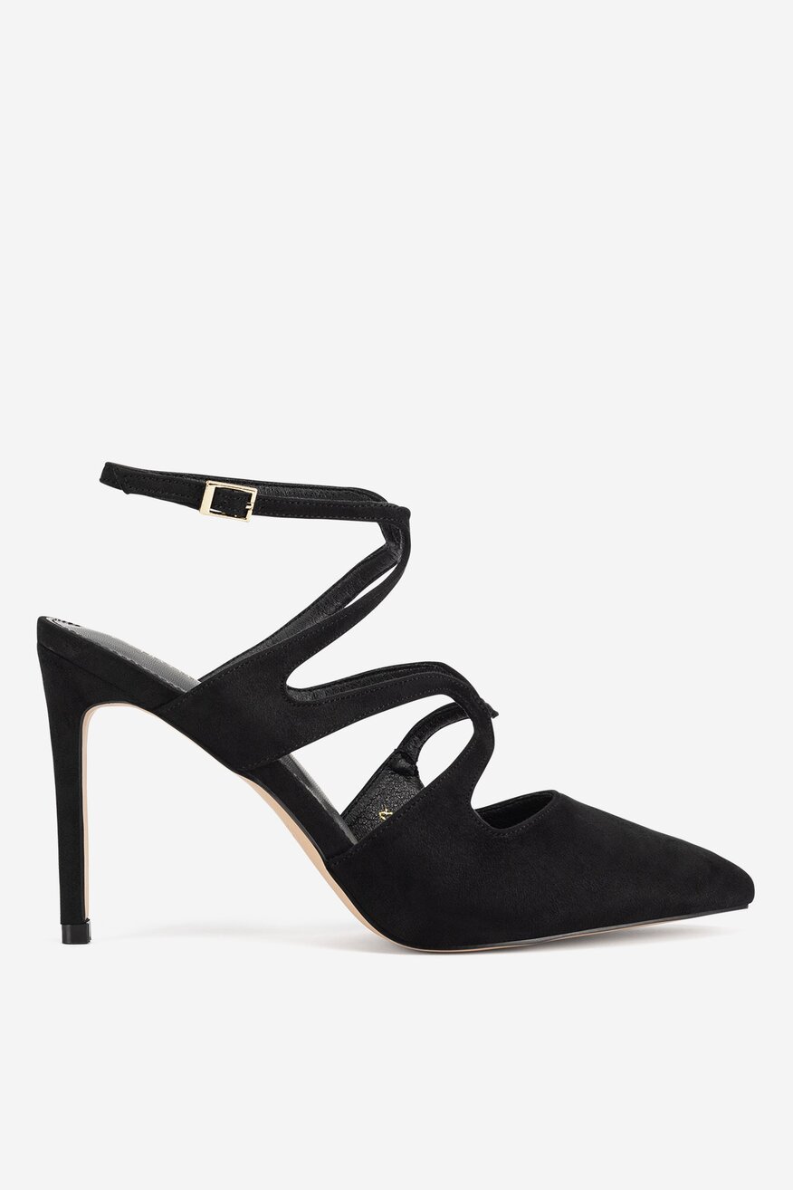 Szpilki z odkrytą piętą