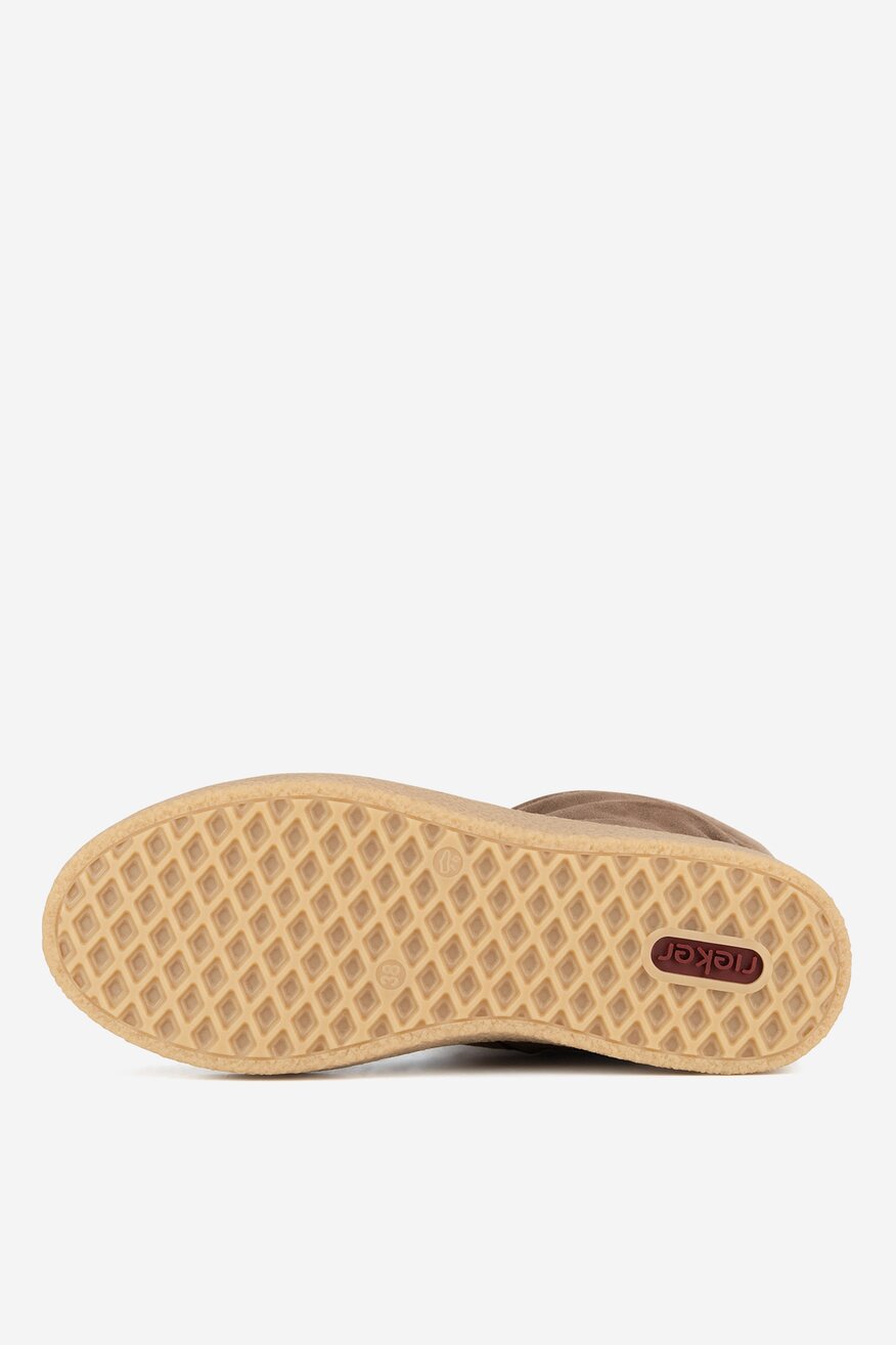 Botki skórzane ocieplane