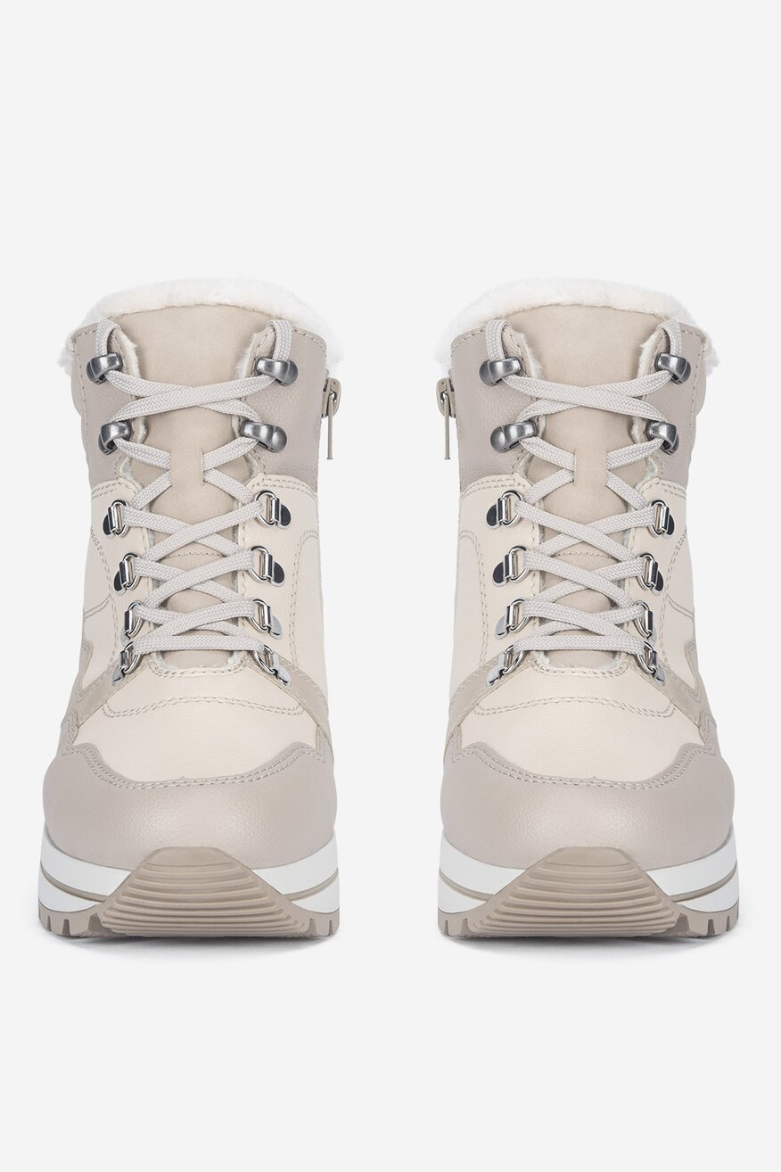 Trzewiki skórzane ocieplane