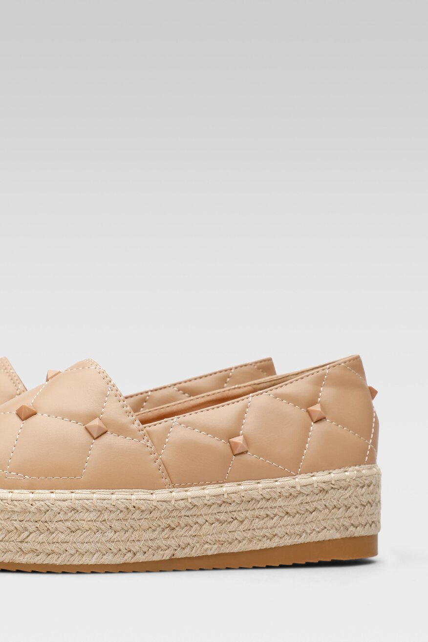 Espadryle na plaformie