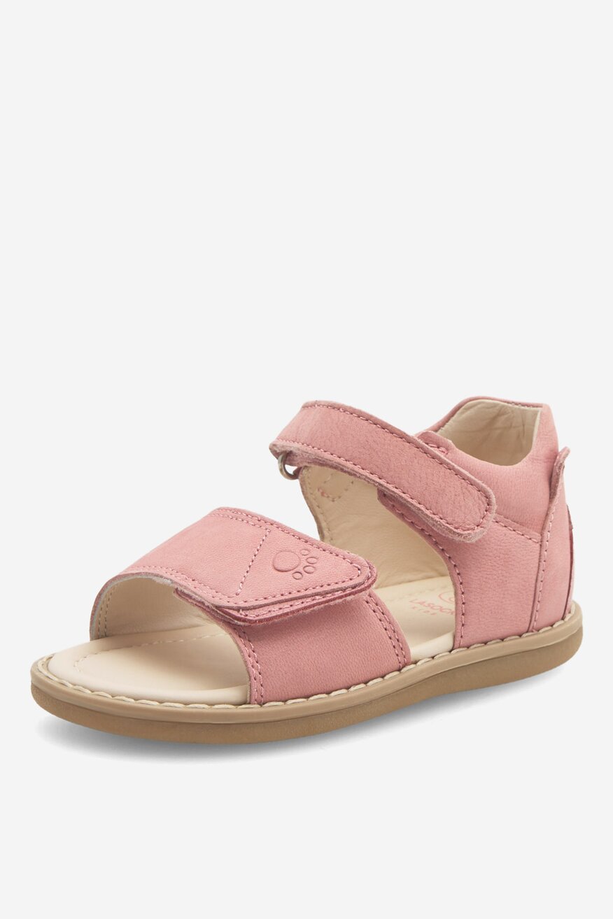 Sandały skórzane na rzepy