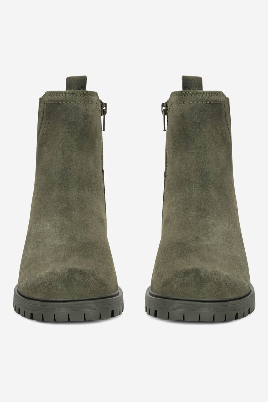 Botki skórzane ocieplane