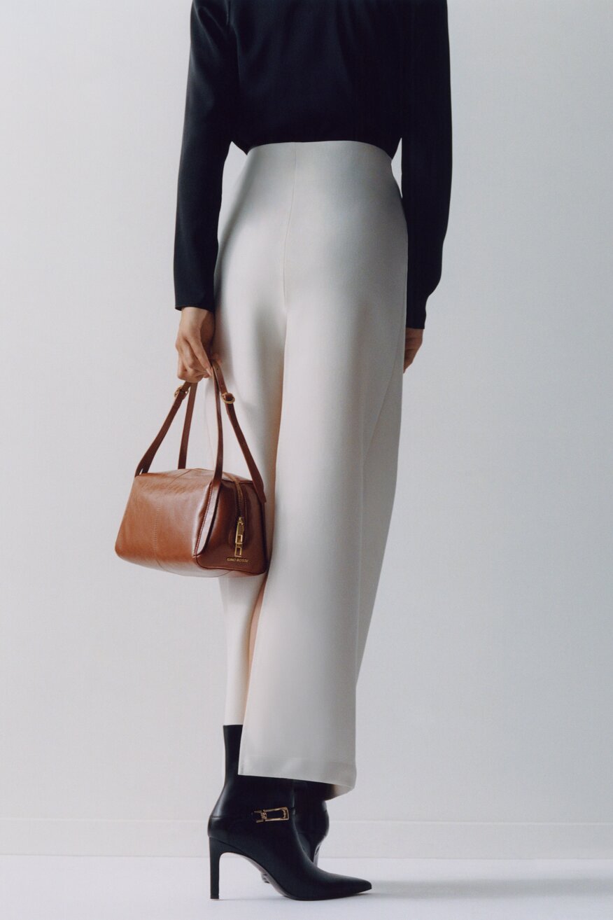 Botki skórzane na szpilce