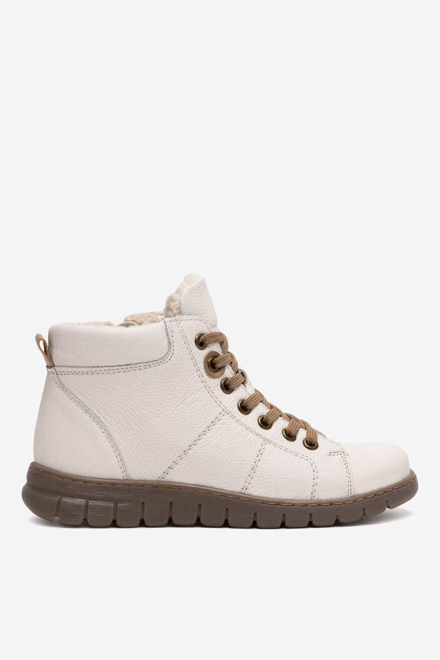 Trzewiki skórzane ocieplane