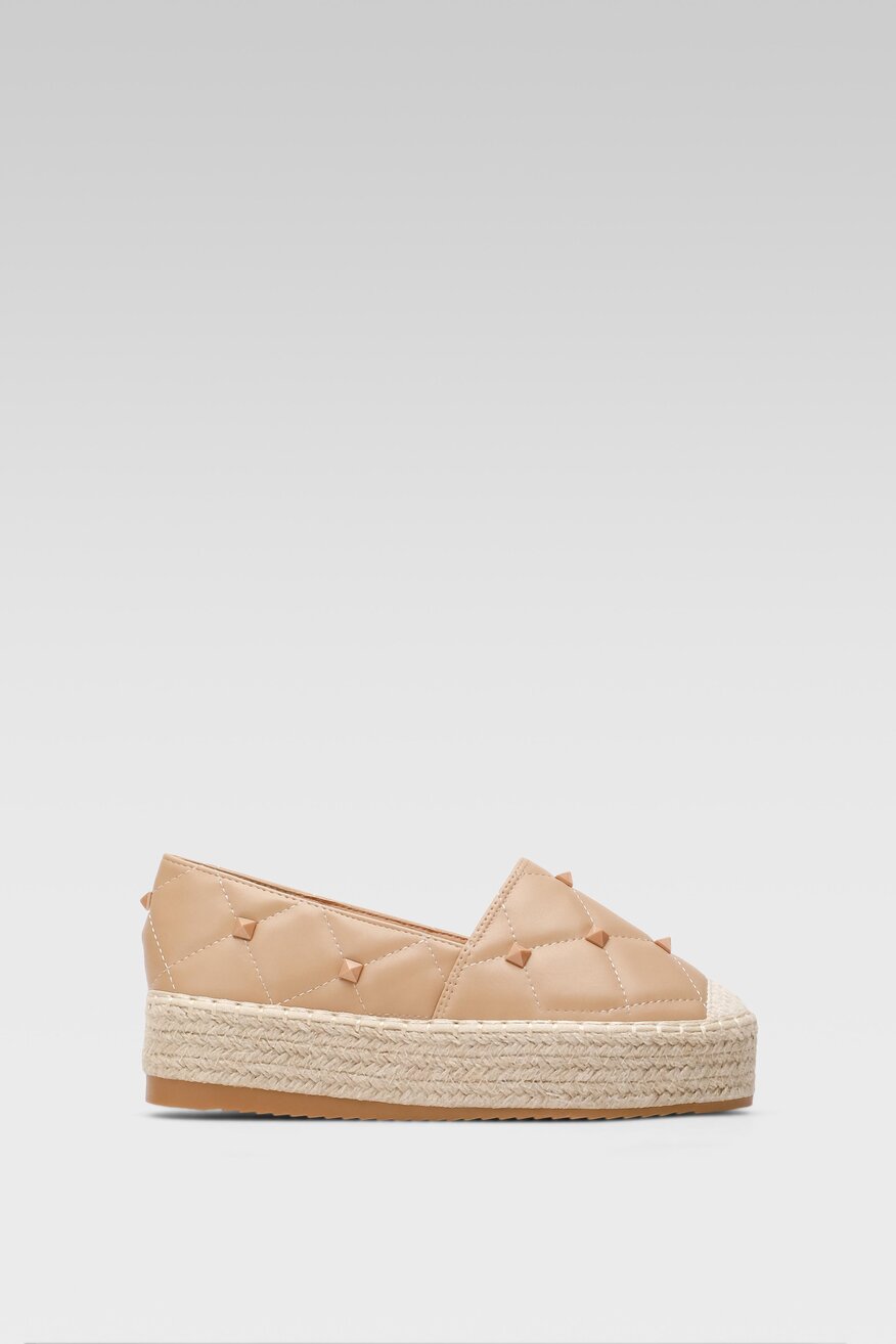 Espadryle na plaformie