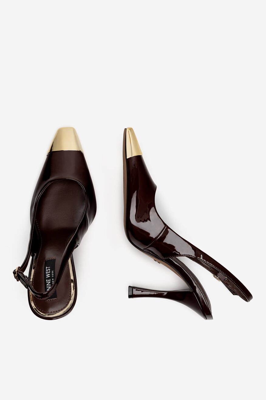 Czółenka lakierowane