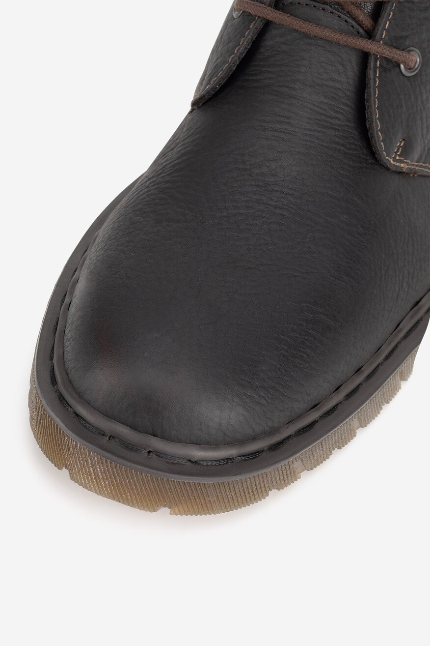 Trzewiki skórzane ocieplane