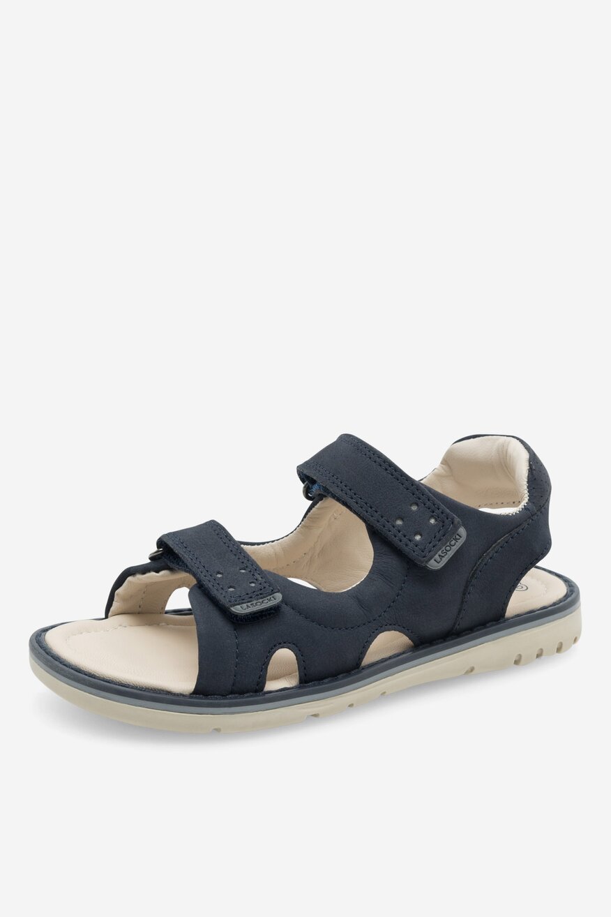 Sandały skórzane na rzepy