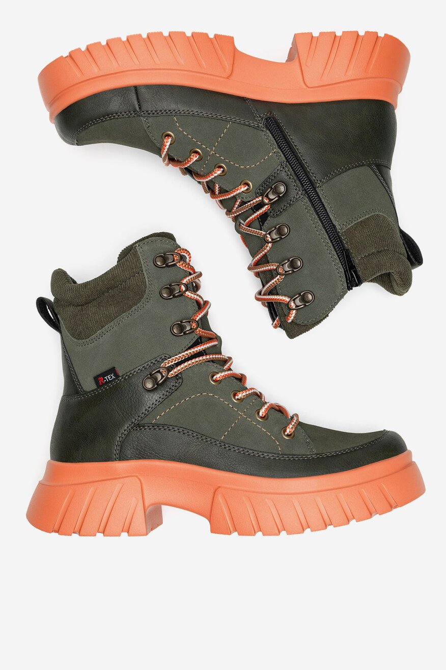 Trzewiki skórzane ocieplane