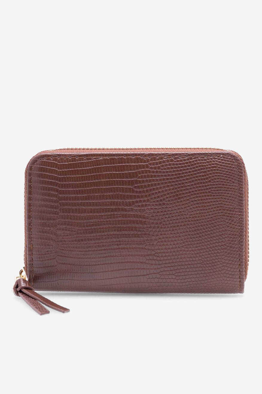 Duży portfel damski ze zwierzęcym motywem