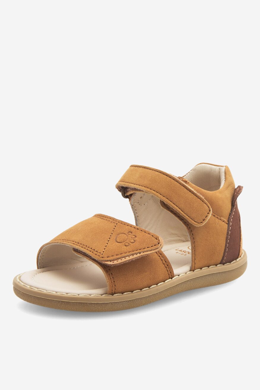 Sandały skórzane na rzepy