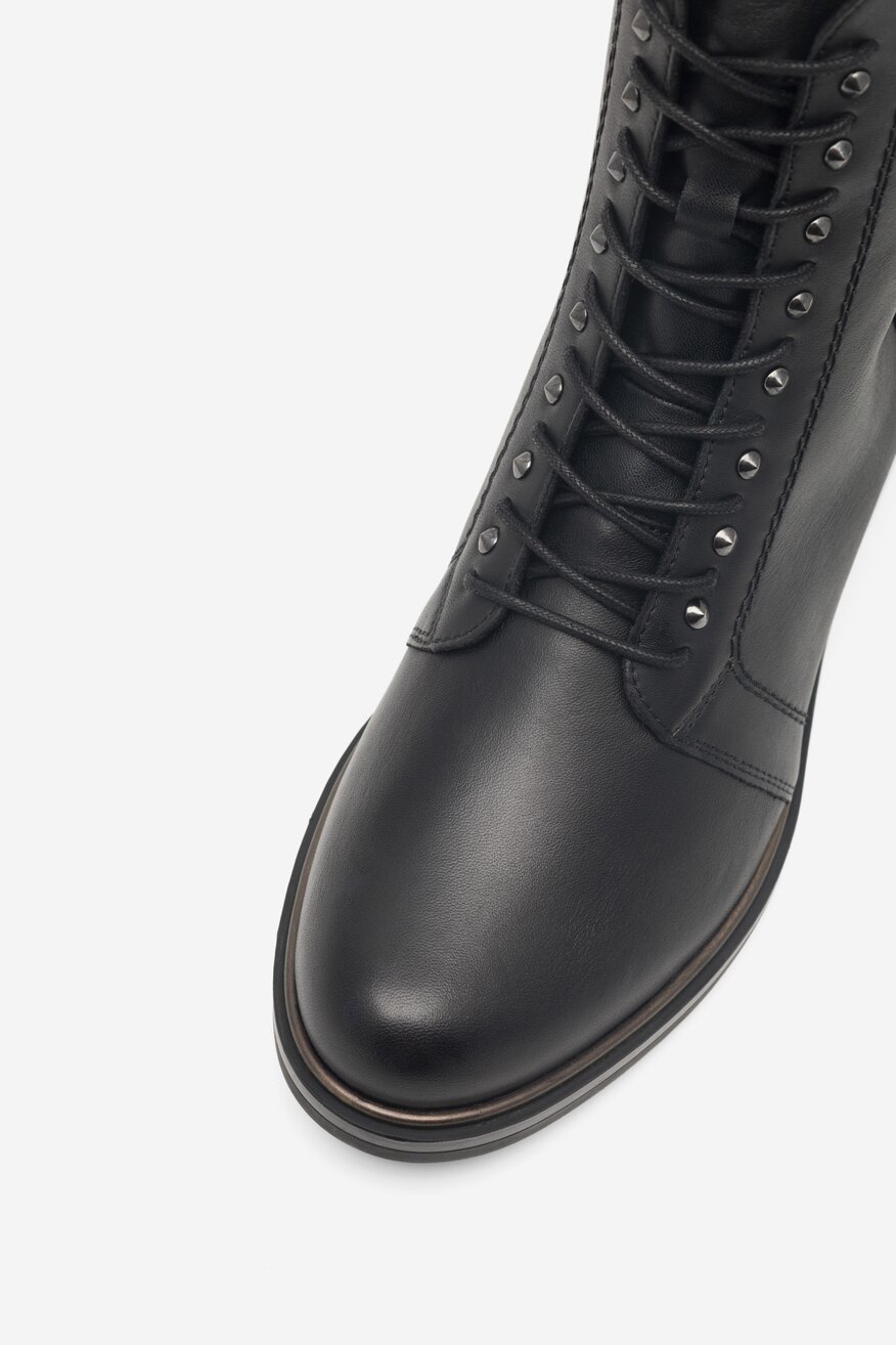 Trzewiki skórzane ocieplane