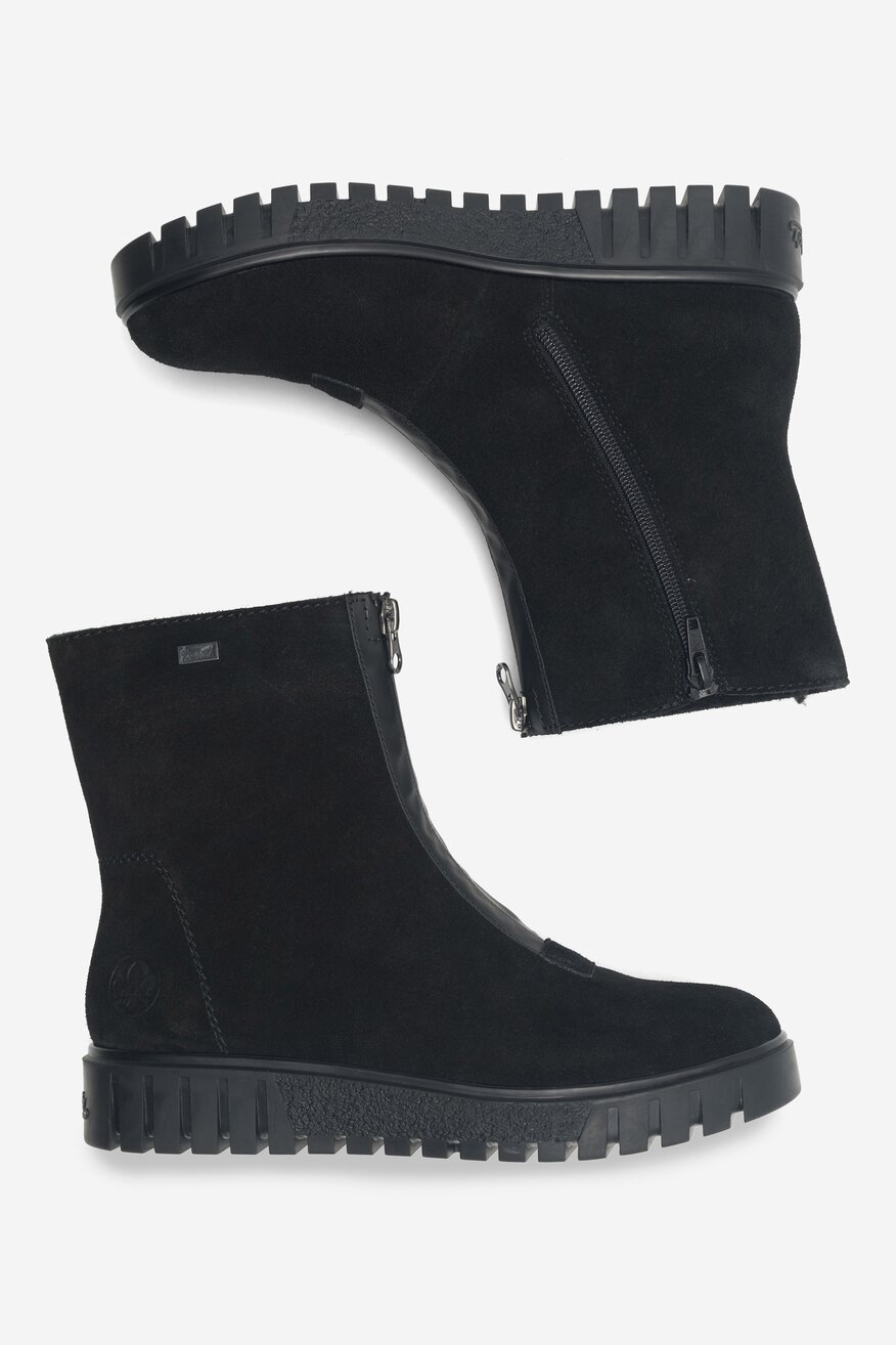 Botki skórzane ocieplane