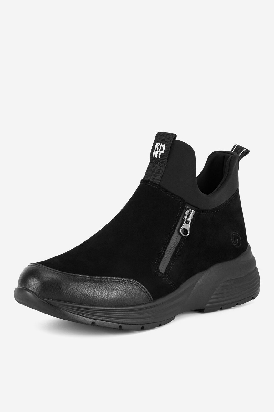 Botki skórzane ocieplane