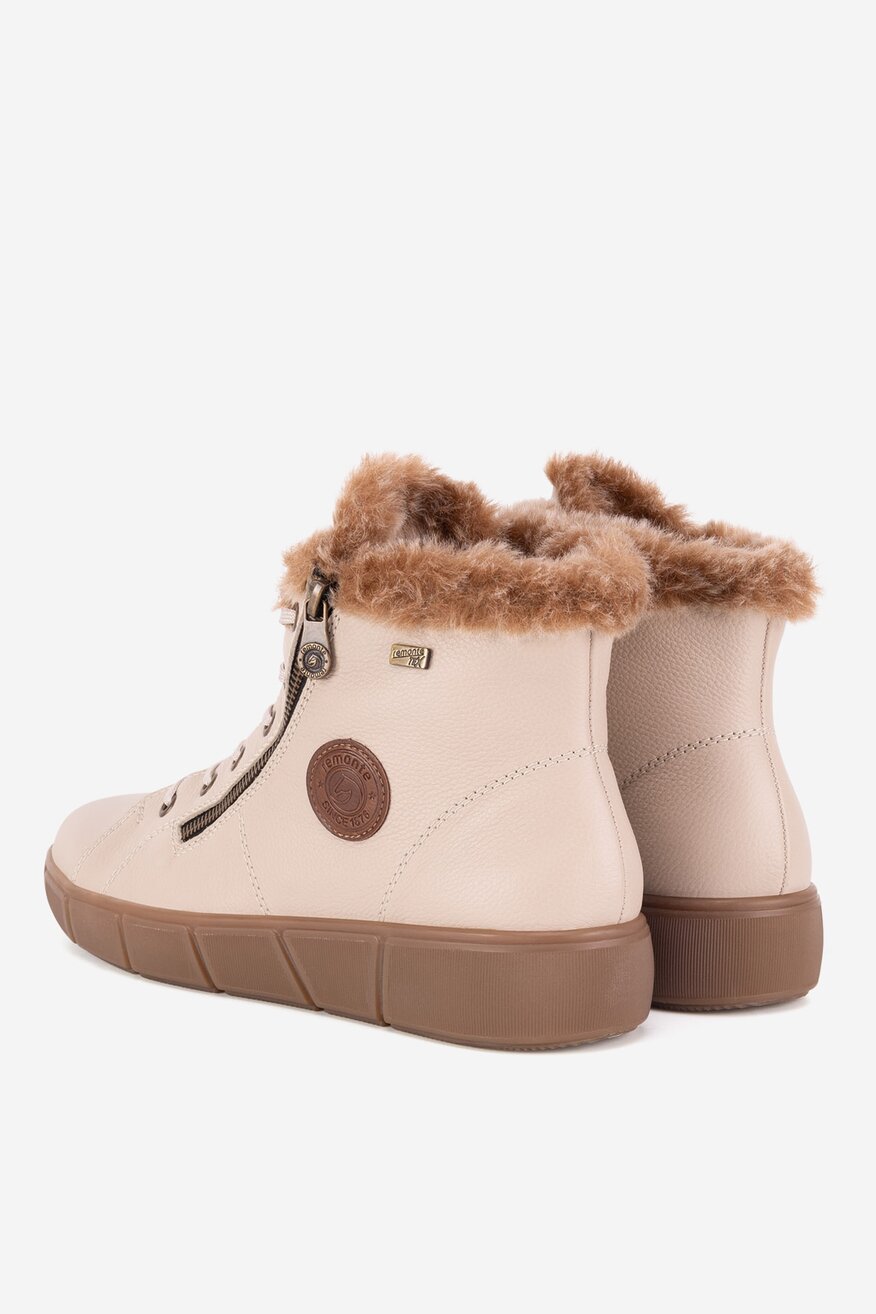 Trzewiki skórzane ocieplane