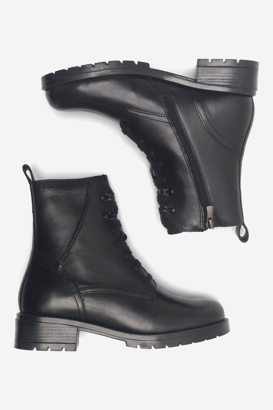 Trzewiki skórzane ocieplane