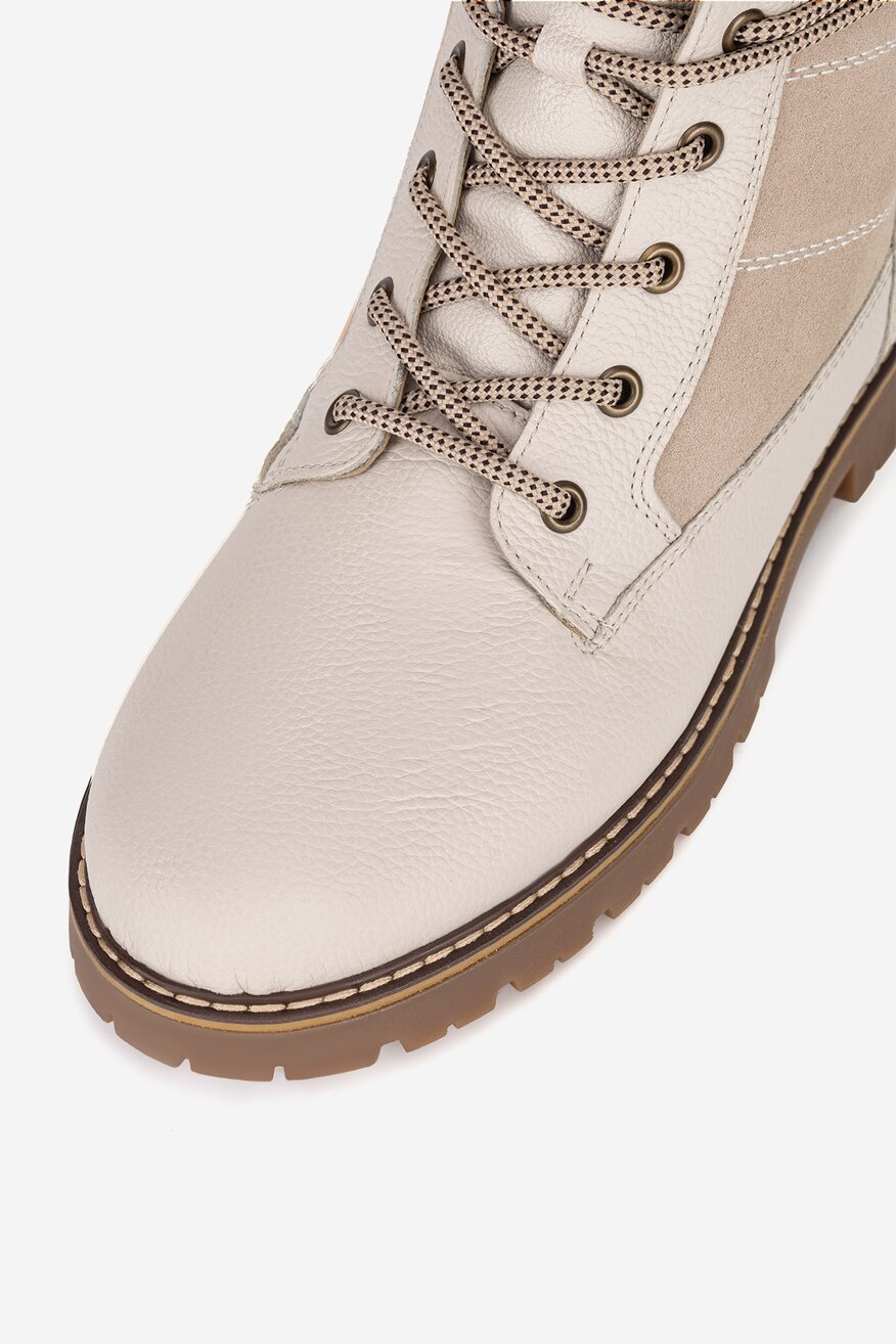 Trzewiki skórzane ocieplane