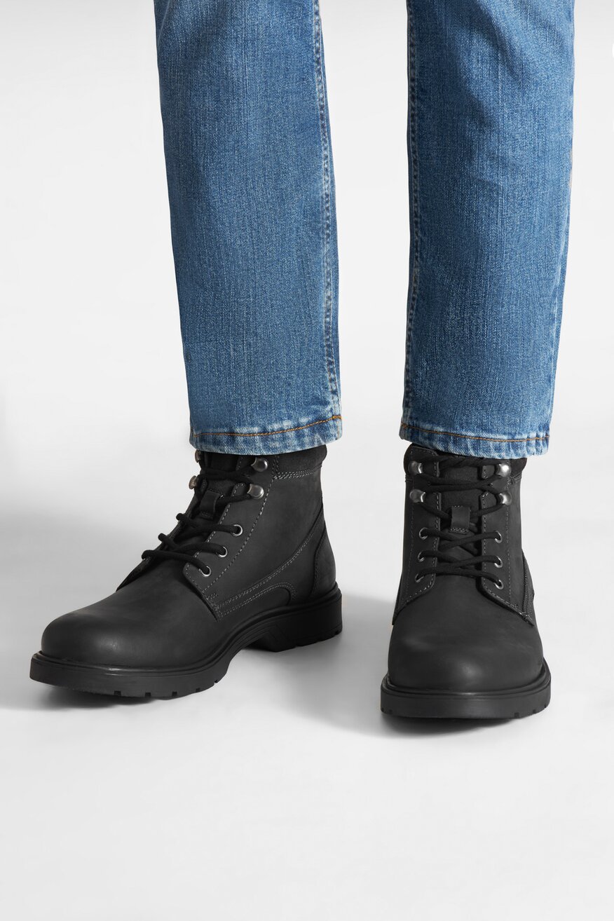 Trzewiki skórzane ocieplane