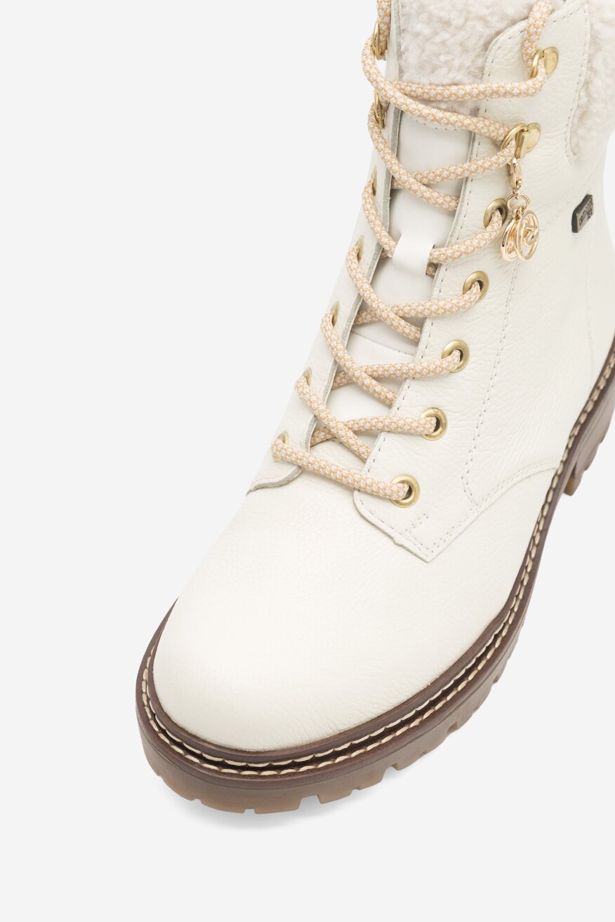 Trzewiki skórzane ocieplane