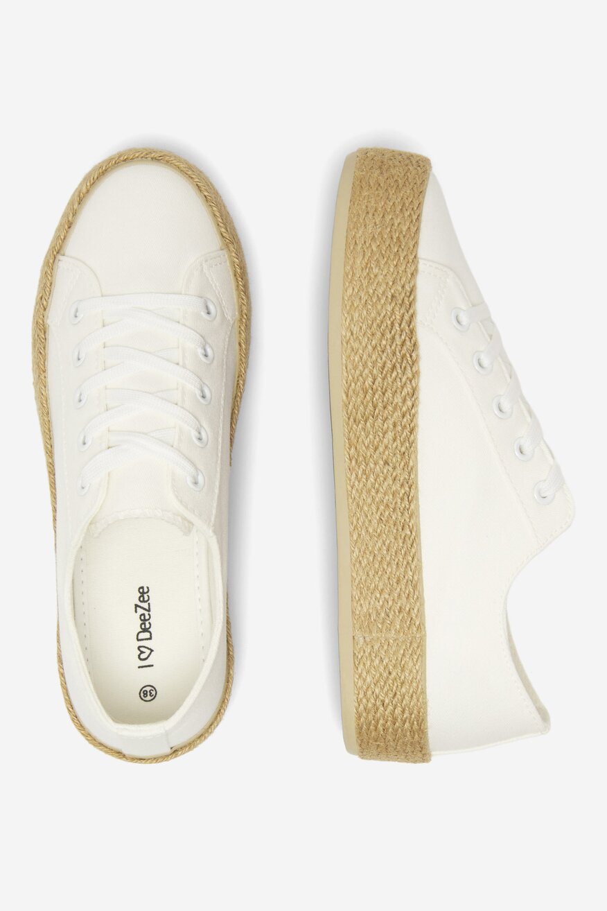 Espadryle na platformie