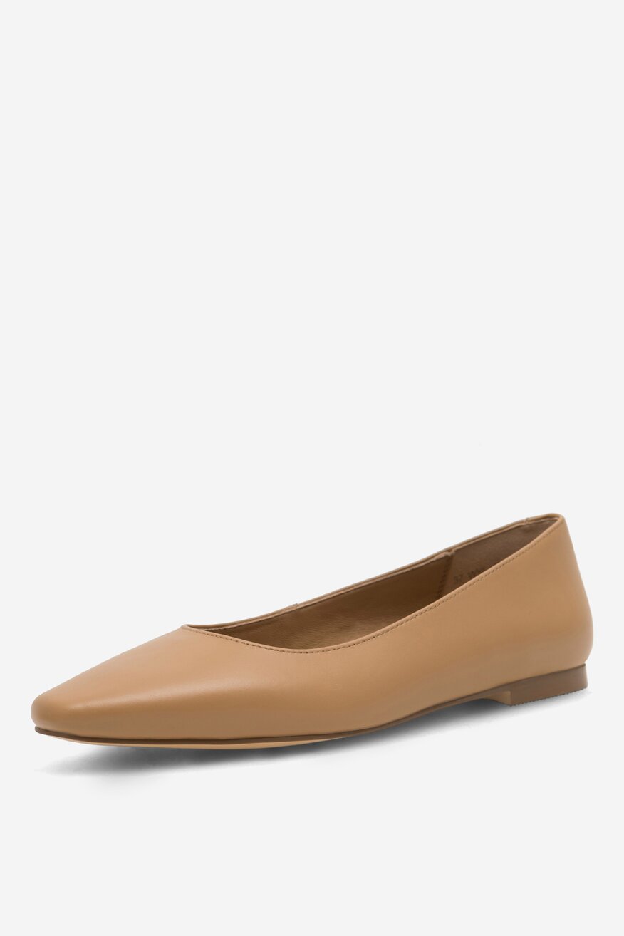 Baleriny skórzane