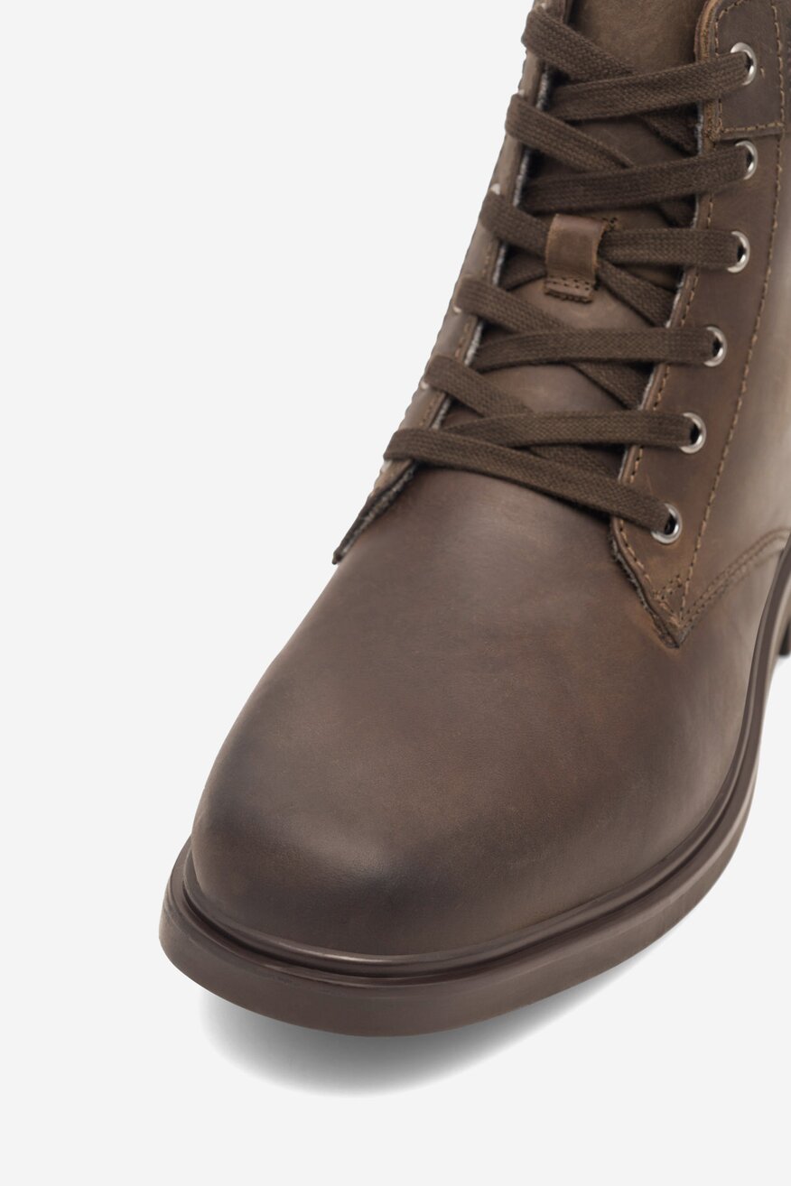 Trzewiki skórzane ocieplane