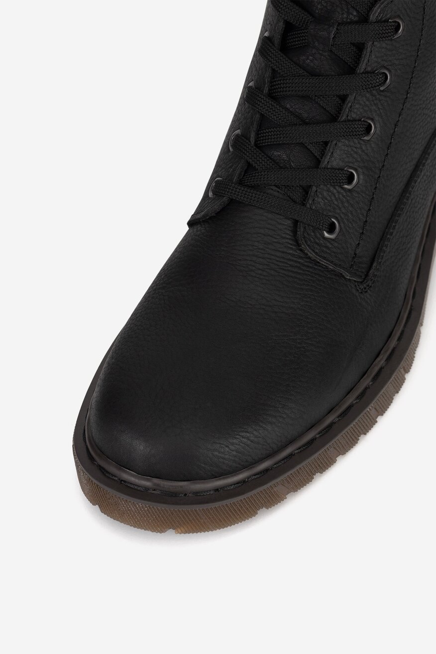 Trzewiki skórzane ocieplane