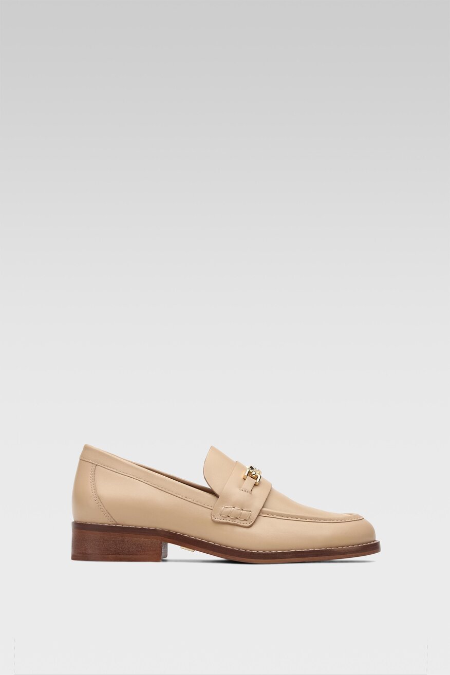 Loafersy skórzane