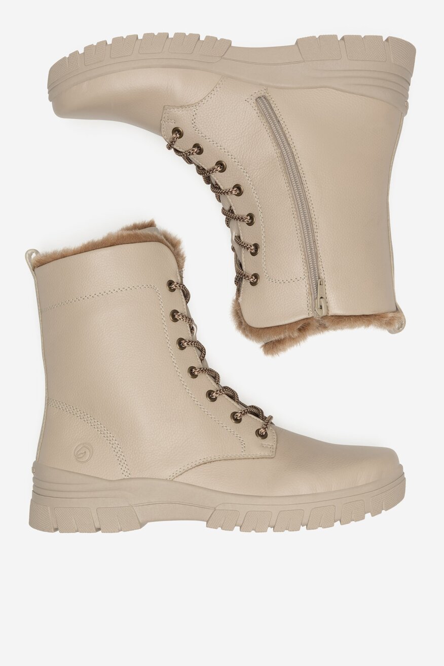 Trzewiki skórzane ocieplane