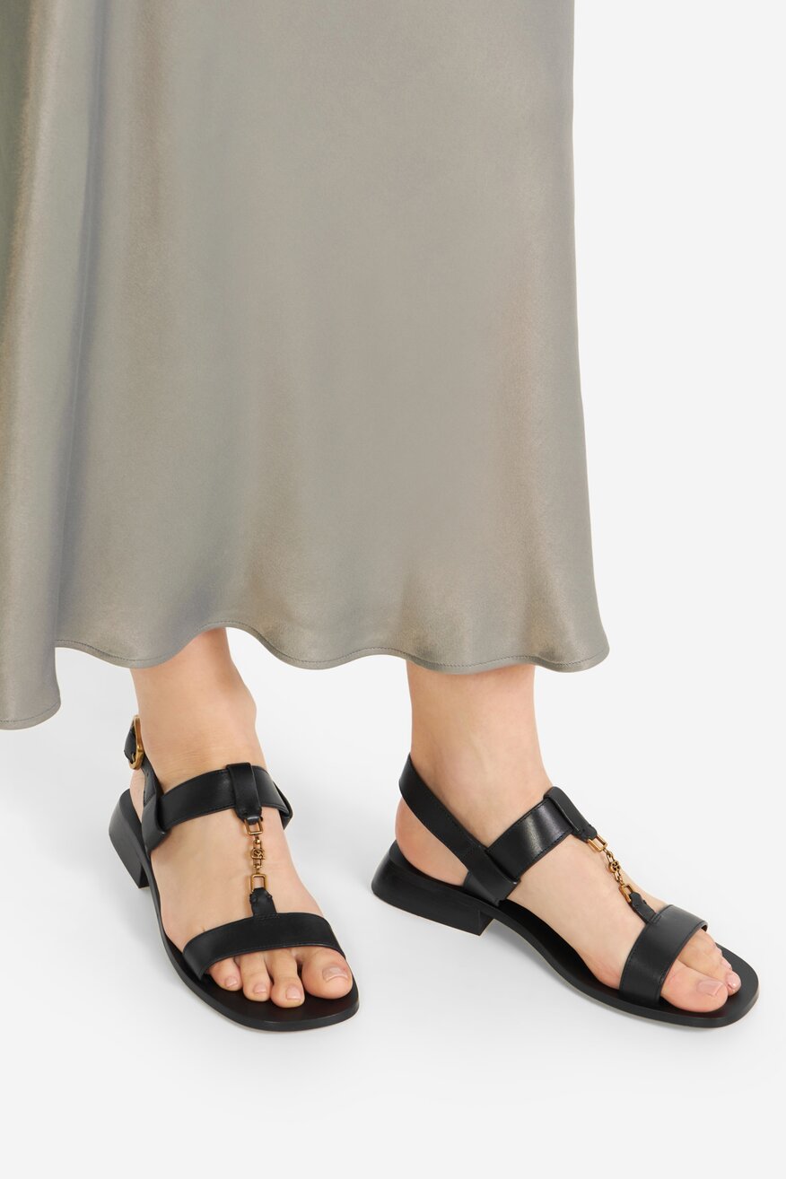 Sandały skórzane