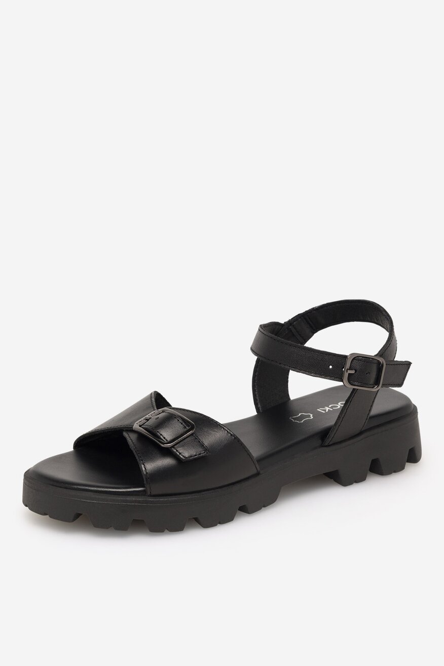 Skórzane sandały
