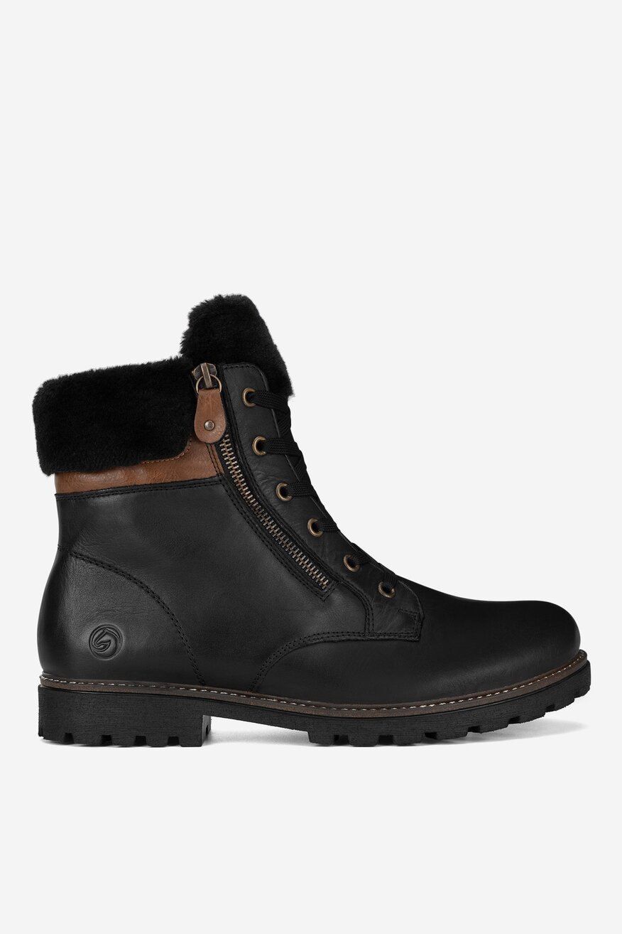 Trzewiki skórzane ocieplane