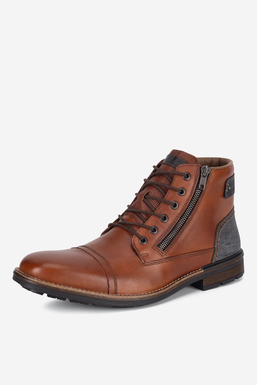 Trzewiki skórzane ocieplane