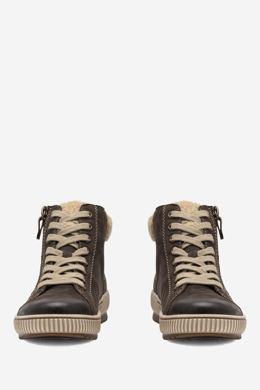 Trzewiki skórzane ocieplane